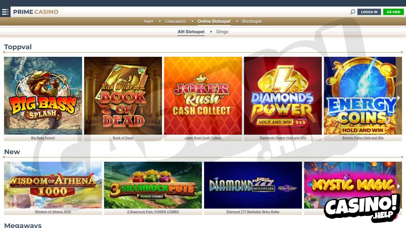 prime-casino slots screenshot