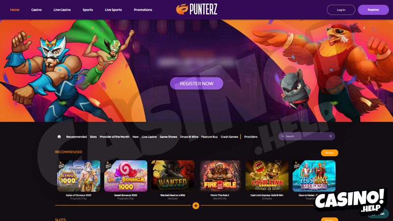 punterz lobby screenshot
