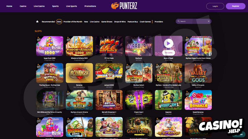 punterz slots screenshot