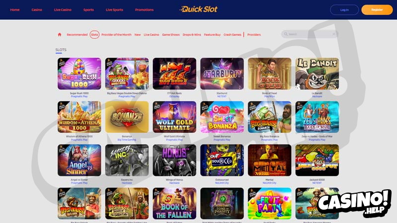 Thumbnail quickslot slots
