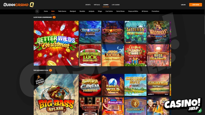 quinnbet slots screenshot