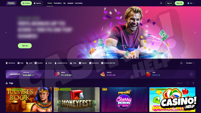 Thumbnail readycasino lobby