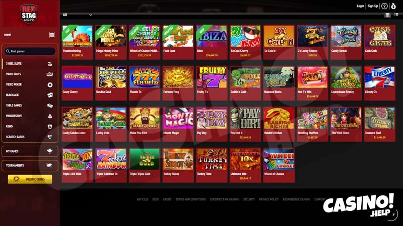 red-stag-casino slots screenshot