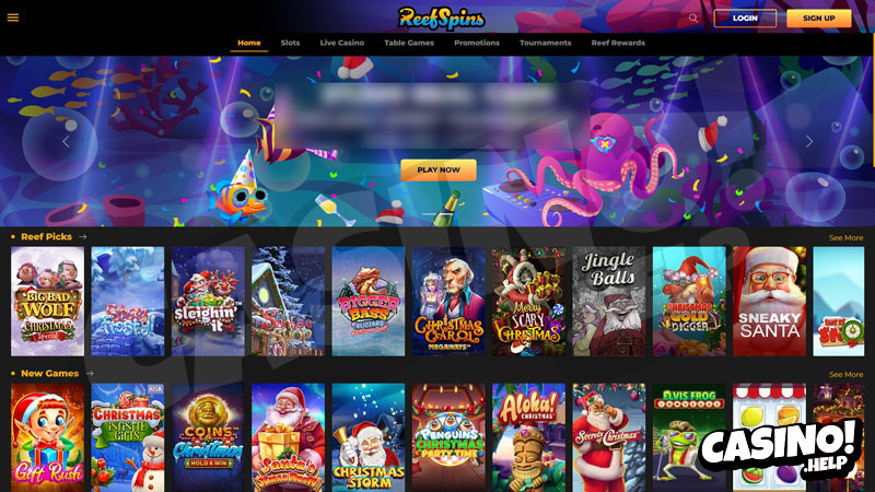 Thumbnail reefspins lobby
