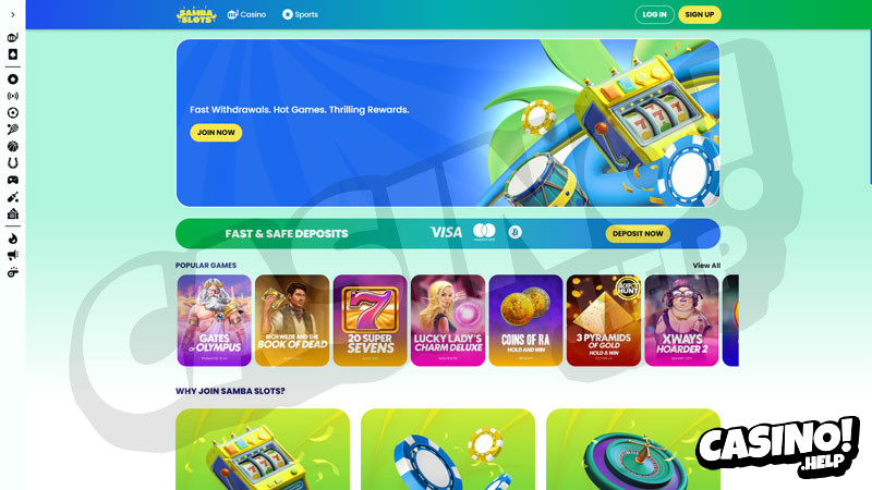 Thumbnail samba-slots lobby
