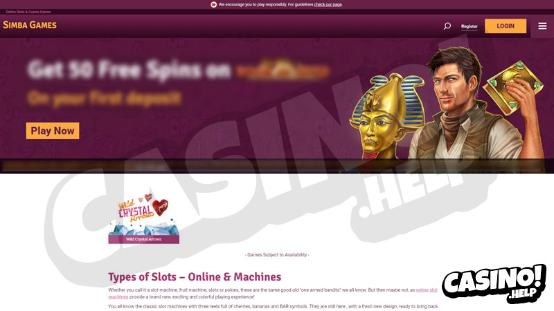 simbagames lobby screenshot