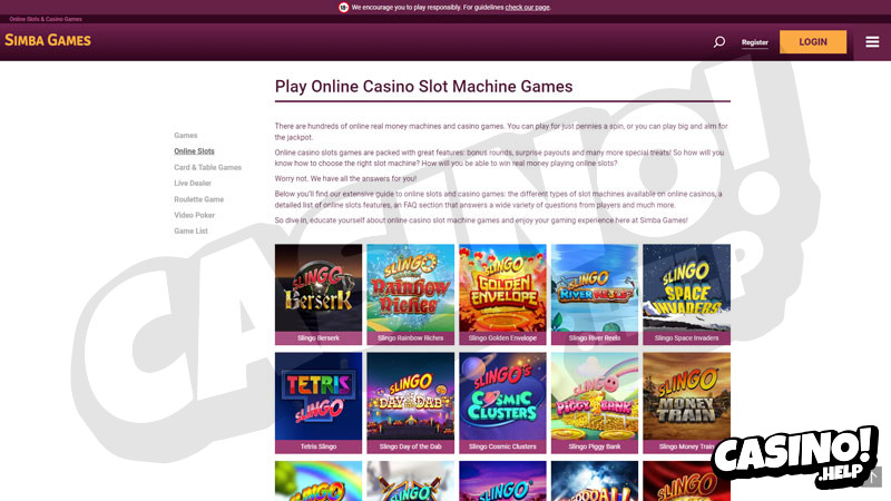 simbagames slots screenshot