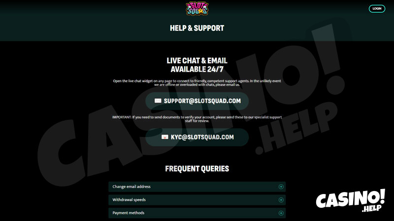 slot-squad support screenshot