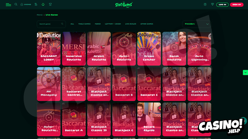 slotgems live screenshot