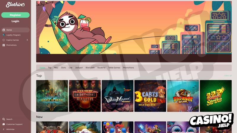 Thumbnail slothino lobby