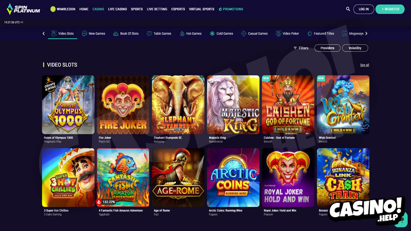 spin-platinum slots screenshot