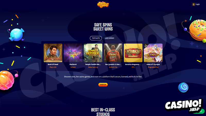 Thumbnail spin-sweet slots