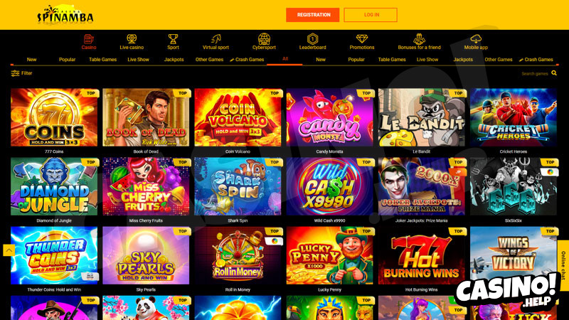 spinamba slots screenshot