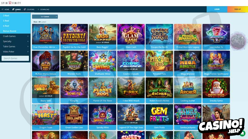 spinfinity slots screenshot