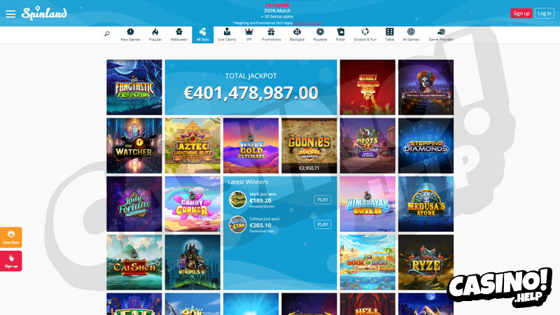 Thumbnail spinland-casino slots