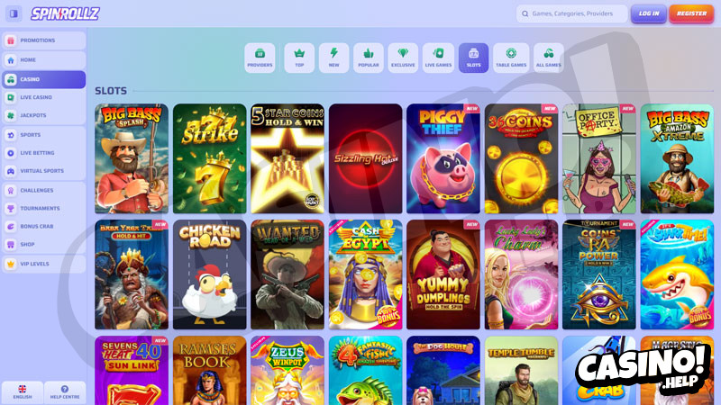 spinrollz slots screenshot
