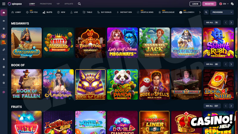 spinspace slots screenshot