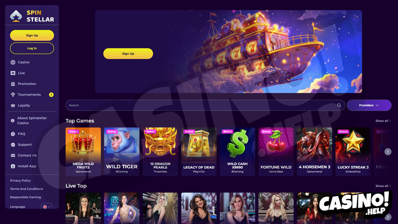 Thumbnail spinstellar lobby