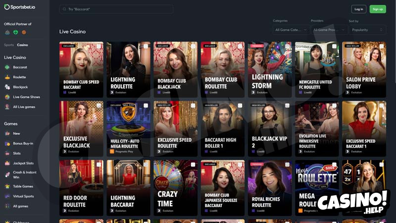 sportsbet-io live screenshot