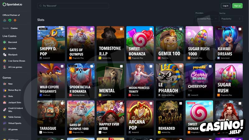 sportsbet-io slots screenshot