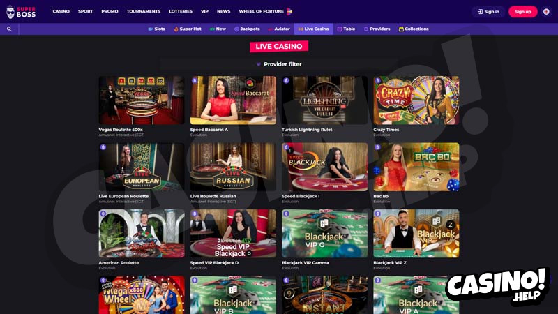 superboss live screenshot