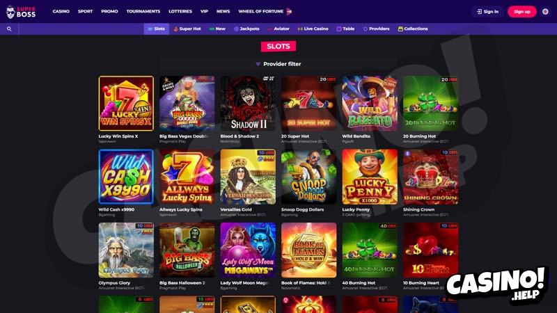 superboss slots screenshot