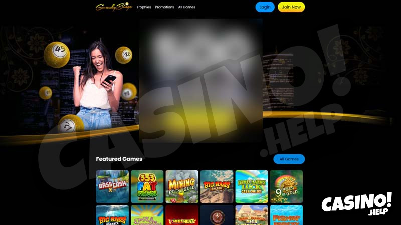 swag-bingo-casino lobby screenshot