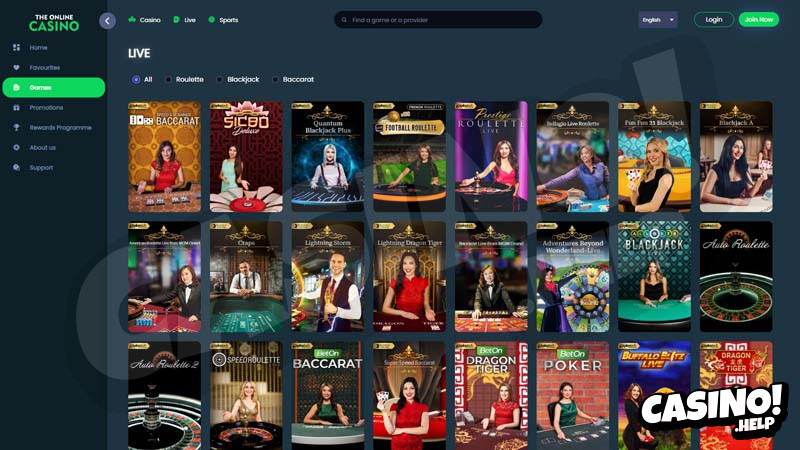 Thumbnail theonlinecasino-sports live
