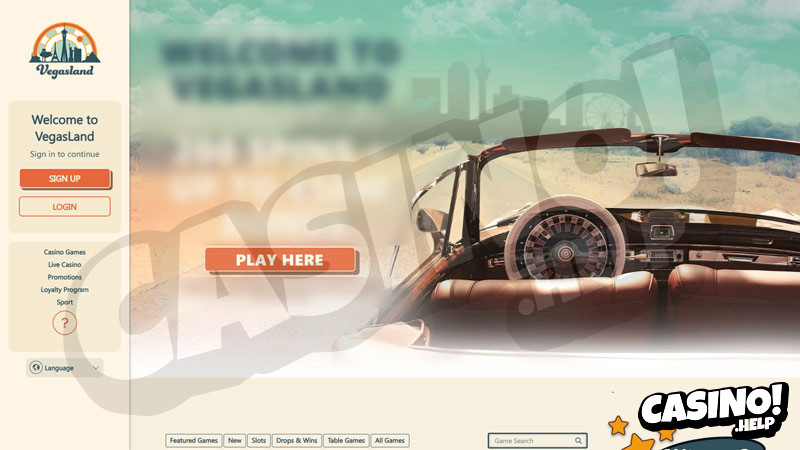 vegasland lobby screenshot