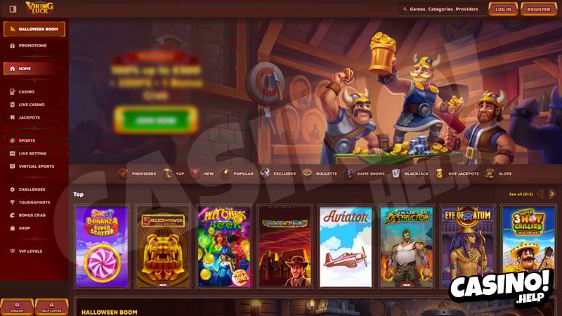 vikingluck lobby screenshot