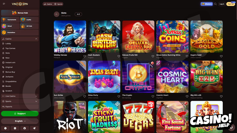 Thumbnail vincispin slots