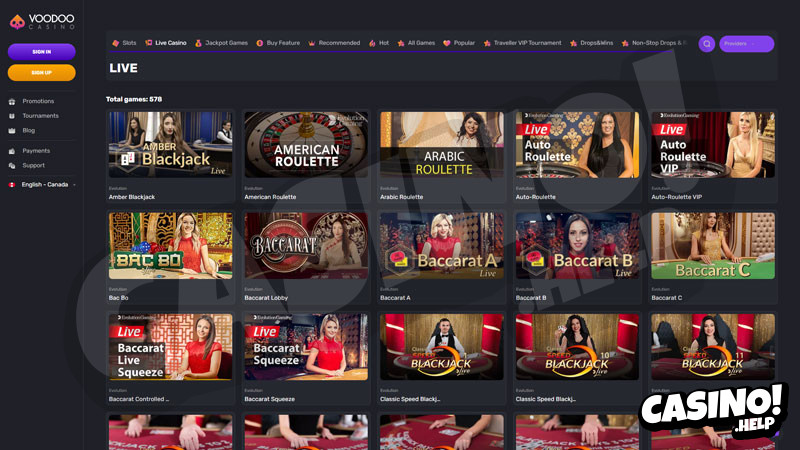 Thumbnail voodoo-casino live