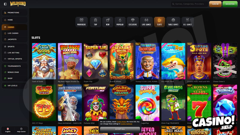 wildsino slots screenshot