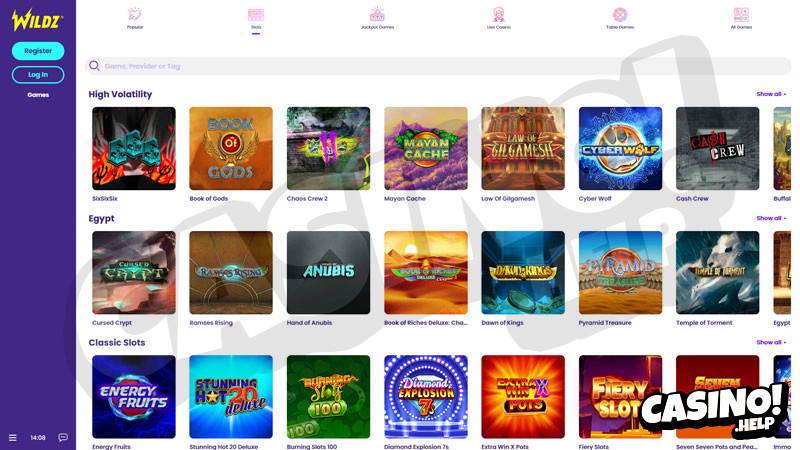 wildz slots screenshot