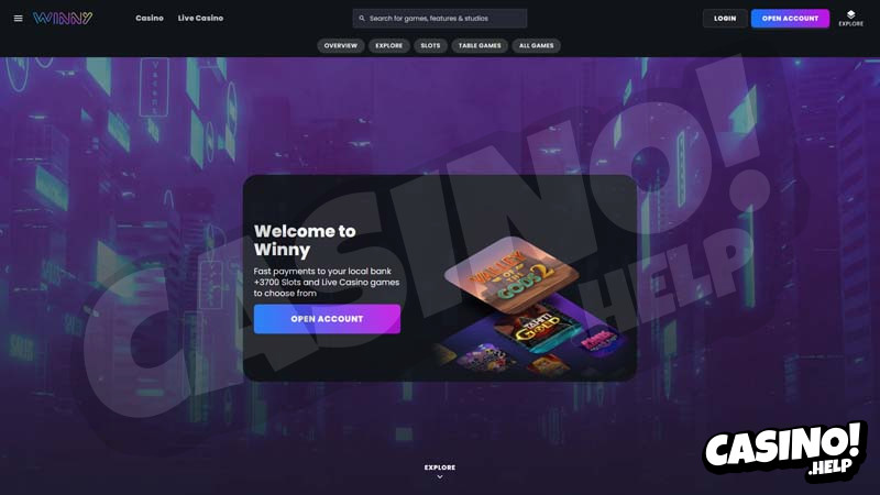 winny lobby screenshot