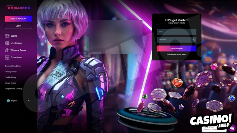 x7-casino lobby screenshot