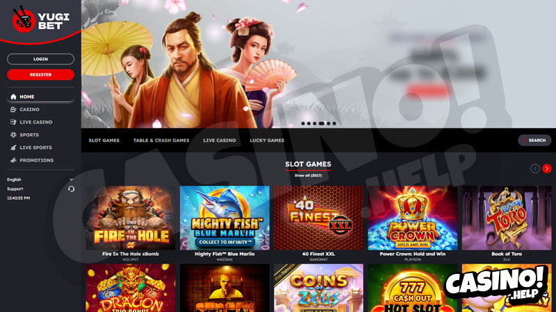 yugibet lobby screenshot