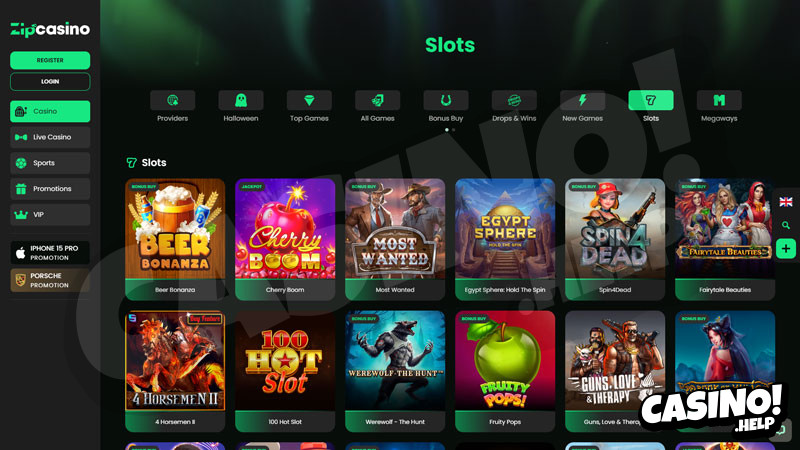 zipcasino slots screenshot