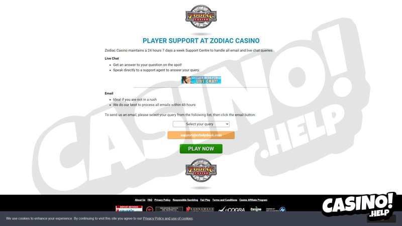 Thumbnail zodiac-casino support