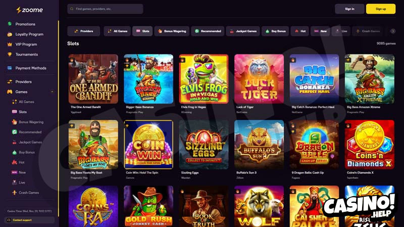 zoome slots screenshot